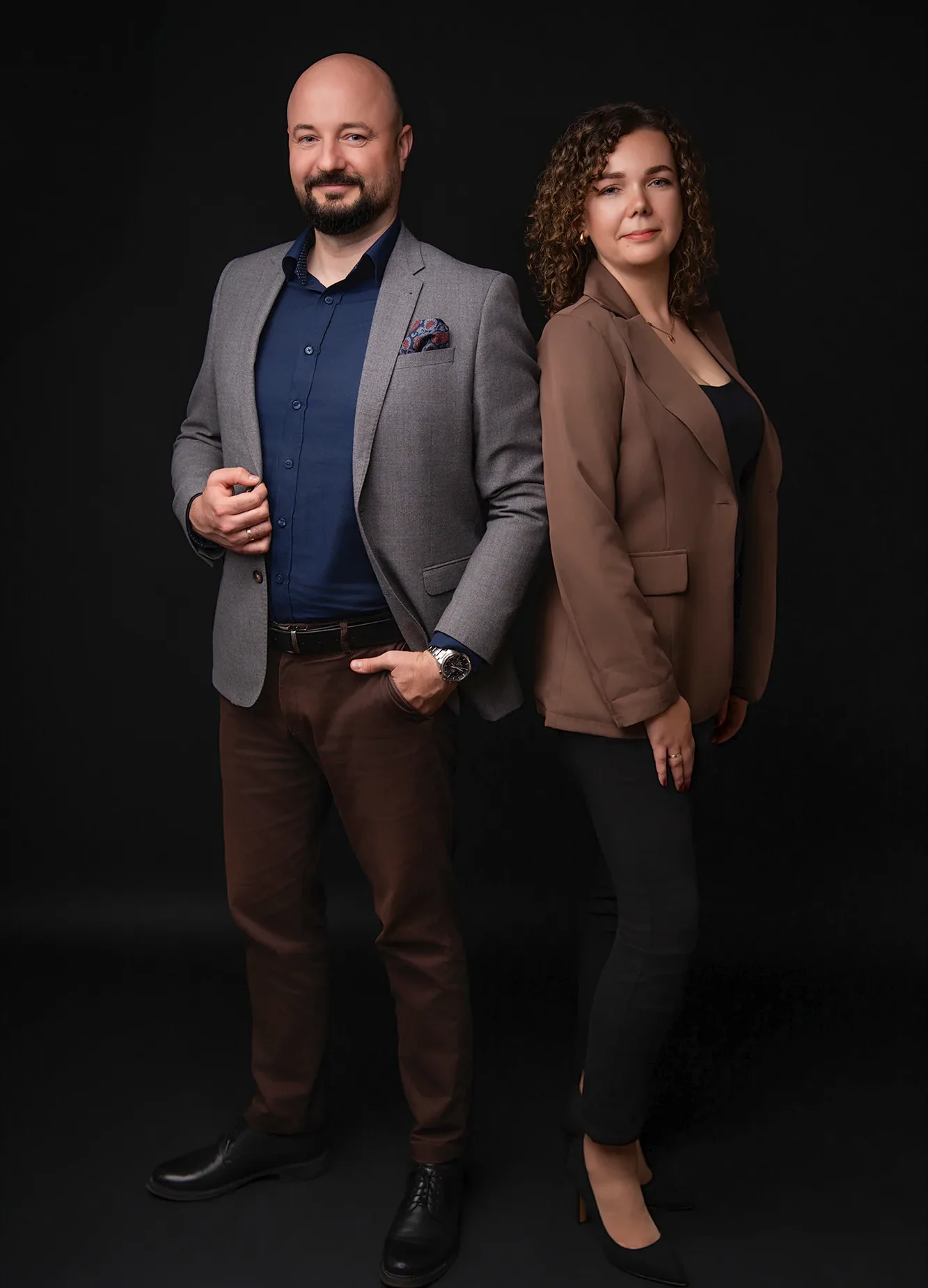 Dawid Przewodowski i Izabela Pawlak, założyciele GKB Spichlerz