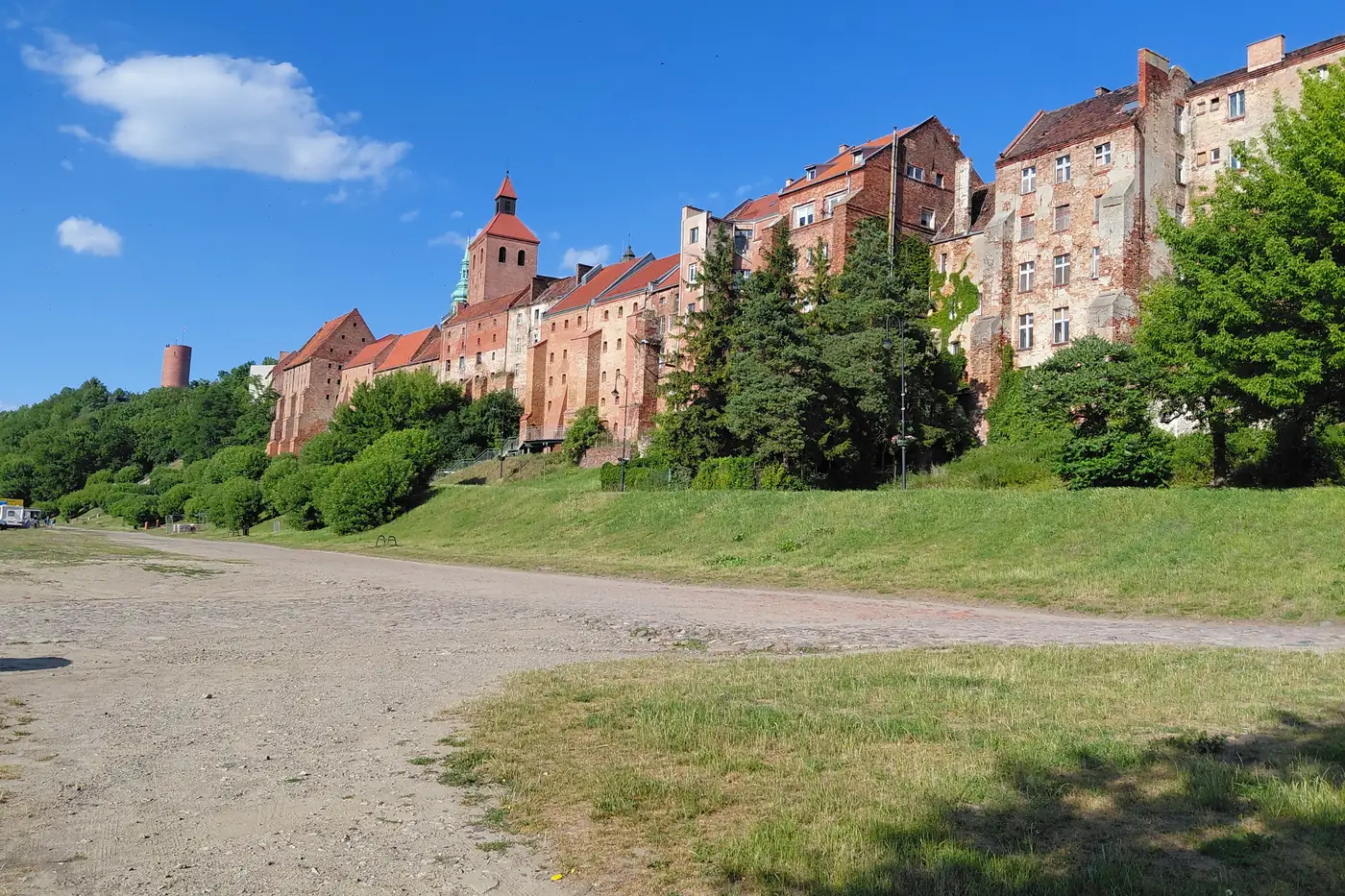 Grudziądzkie spichlerze nad Wisłą